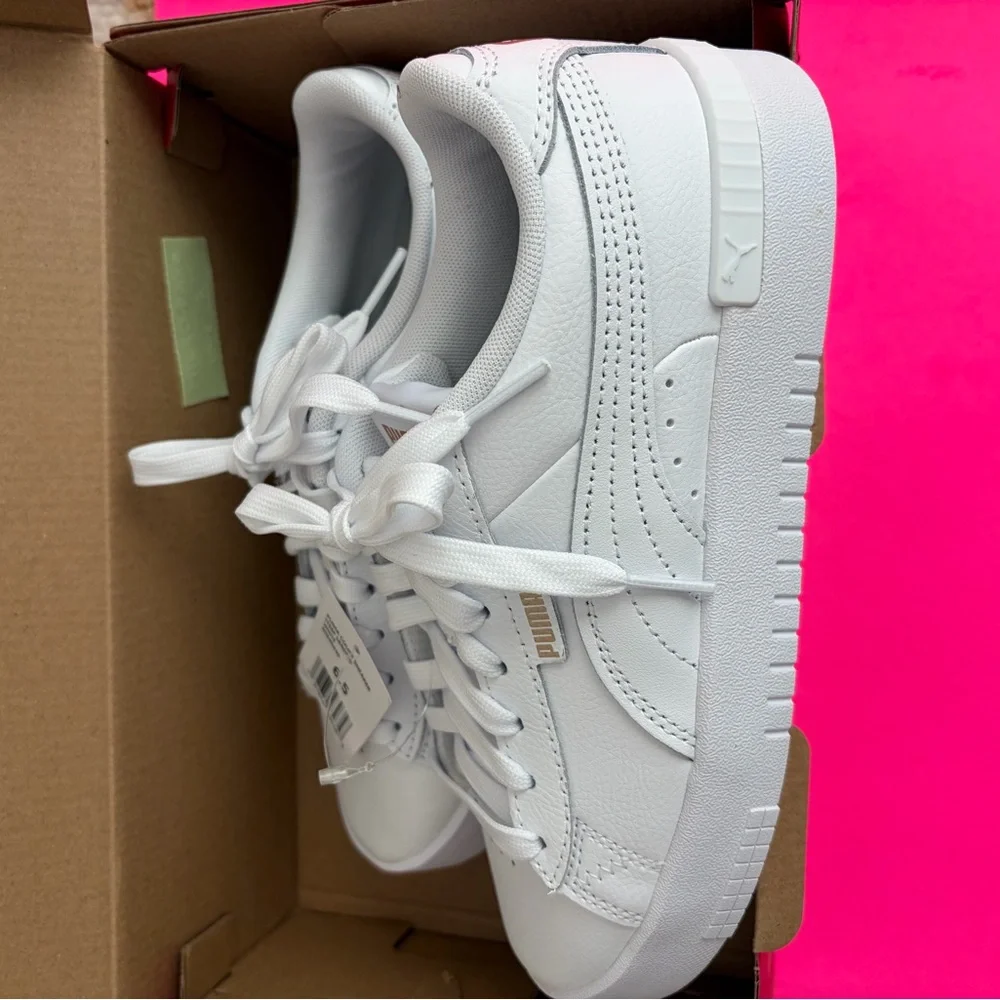 ❤️New PUMA Women's Court Sneaker, White, Size 6.5 - Picture 8 of 15